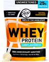TGS Voeding Wei Proteïne Poeder Ongearomatiseerd, ongezoet - Geen kunstmatige ingrediënten voor mannen en vrouwen - 2lb Soy-Free, Geen Gluten, Keto vriendelijk - Post Workout Muscle Recovery