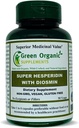 Green Organic Supplements Hesperidin, Diosmin, Narangin, Unieke Formule (Hand Made, Non-GMO, Vegan, & Glutenvrij) (Single)