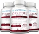 Goedgekeurde Science Cholesterin - Lipide Level Support - Antioxidanten, Lecithin, Berberine HCL, Berrys, BioPerine - 60 Capsules - Verpakking van 3