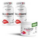 Hallusa Natural Hallosmine 300 mg Diosmin + Bonus Leg Cream | High Potency Circulation & Vein Support Supplement for Vascular Health, Visible Veins, Swelling & Heavy Legs, 120 Capsules