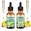 Vita PLynxera Immune & Liver Support Bundle | TUDCA & L-Lysine Liquid Drops |