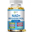 11-in-1 NAD Supplement with Resveratrol, CoQ10, Quercetin, Collagen, Grape Seed for Cellular Energy, Mental Focus & Antioxidant Support - NAD Supplement for Women & Men, 120 Soft Capsules