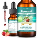 NMN Supplement Liquid Drops,4-in-1 NMN Beta 1000mg w. Quercetin TMG Resveratrol for Anti Aging Energy & Immune Support, NMNH Alternative Liposomal High Absorption for Women Men