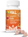 VAL Magnesium for Kids | High-Absorption Magnesium for Calm, Relaxation & Focus | Mg Glycinate, Citrate & Taurate | with Vitamin B6, D & C | Sugar-Free, Non-GMO | 60 Chewable Tablets