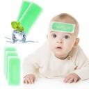 20 Sheets Cooling Patches for Fever Discomfort, Cooling Fever Reducer, Kids Cool Pads Soothe Headache Pain (Green＆ Watermelon)