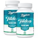 TUDCA Supplement 1200mg - 120 Veggie Capsules, Krachtige TUDCA Bile Zouten Supplementen voor lever, spijsvertering