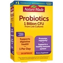 Nature Made Probiotics for Women and Men, Probiotic Capsules 1 Miljard CFU from Live Cultures for Immune & Digestief Support, 30 Capsules, 30 Day Supply