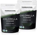 Terrasoul Superfoods Biologische Chlorella Poeder (gebarsten celwanden) - 12 Oz (2 Pack)