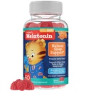 Vital+Boon Daniel Tiger - Kids Melatonin Gummies for Children Ages 3 & Up (60 Count) Sleep Gummies for Kids Supports Natural Sleep Non Habit Forming - Vegan, Non GMO Gluten Free Gummy