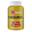 Qunol 100mg Ubichinol, Krachtig Antioxidant voor hart en vaat gezondheid, essentieel voor energieproductie, Natuurlijke Supplement Actieve Vorm van Coq10, 120 Tel.