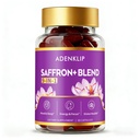 Saffron Supplements – 9-in-1 Blend, Organic Saffron Extract with Ashwagandha, Magnesium Glycinate, L-Theanine, Turmeric & Passionflower for Mood, Focus & Energy Support - Non-GMO, 60 Capsules