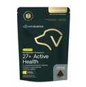 VetriScience Veterinary Strength 27+ Active Health Chews - Comprehensive Dog Multivitamin for Dog Health & Wellness - Digestive Support - Duck Flavor - 60 Count
