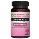 Pure Nutrition Good Gut Women's Probiotics 50 Billion CFU, 16 Strains | 60 Caps | Probiotics for Women with Organic Prebiotic Blend | Once Daily | Non GMO | Gluten Free