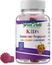 Greenfield Nutritions Halal Immune Support Elderberry Gummies for Kids - Supports Your Immune System Naturally with Halal Zinc and Vitamin C Gummy Halal Vitamins - 60 Delicious Kids Gummy Vitamins