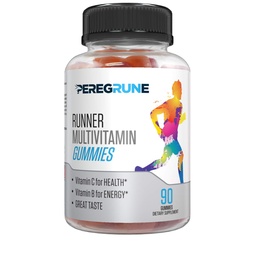 Runner Multivitamine Gummies - Dagelijkse vitamine voor het lopen met vitamines A, C, D, E, en B Complex 