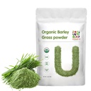 Unleash’d Organic Barley Grass Powder 16 oz – 100% Pure Organic Superfood, Nutrient-Rich Greens with Vitamins, Minerals & Fiber