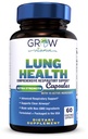 groeien vitamine Lung Gezondheid, Respiratory Support Supplement, Lung Health Extra kracht ondersteuning, Long Reiniging Formule met vitamine C ter ondersteuning van Bronchial System, adem Clear Airways - 60 capsules