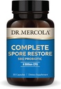 Dr. Mercola Complete Spore Restore, 30 porties (30 capsules), SBO Probiotic, 4 miljard CFU, Dieetsupplement, Ondersteunt gezonde immuunfunctie, Non-GMO