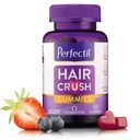 Perfectil Hair Crush Vitamin Gummies - Hair Growth and Thickening Formula | Supports Thicker, Healthy Hair | Biotin, Vitamin D, and More in a Vegan Chewable Gummy
