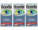 Bausch + Lomb Ocuvite Vitamine & Mineraal Supplement Tabletten met Luteïne, 120 Telfles (verpakking van 3)