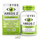 Viteyes AREDS 2 Oogvitaminen, Classic Macular Support, Allergen Free Capsules, met natuurlijke vitamine E, vitamine C, zink, koper, luteïne & zeaxanthine, oogarts vertrouwd, geproduceerd in de VS, 180 Ct
