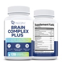 Hersensupplementen voor Geheugen en Focus Nootropic met Bacopa Monnieri, Lion's Mane, Alpha GPC, Ginkgo Biloba 