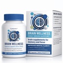 Hersensupplementen voor Geheugen en Focus, natuurlijke kruidenformule, helderheid en cognitieve verbetering voor mannen en vrouwen 90 capsules