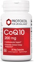 Protocol CoQ10 200 mg - voor hartgezondheid* - hartsupplementen voor mannen en vrouwen* - Vegan & non-GMO - 30 Veg capsules
