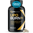 Lipo Burn Keto BHB Exogene Ketones Supplement - BHB Science Keto Dieet Pillen met Capsimax en Cafeïne voor natuurlijke energie Focus Body Sculpting & Ketosis Support - Vegetarische & niet-GMO (1 maand)