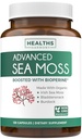 Organic Irish Sea Moss Capsules - Organic Sea Moss Capsules with Bladderwrack Burdock Root and Black Pepper Extract for Enhanced Absorption - Vegan Non-GMO & Made in The USA (2 Month Supply)