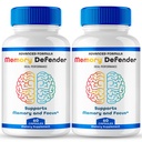 Memory Defender Capsules, MemoryDefender Brain and Memory Supplement Pills, Advanced Nootropic Pills for Brain Health Support, Memory Defender Cognitive Health and Function Reviews (2 Pack)