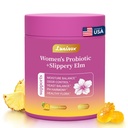 Her Juicy Feminine Probiotics Gummies for Women, with Prebiotics & Slippery Elm - Promotes pH Balance, Gut Health & Immune Support - Pineapple Flavor, 60 Count