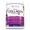 Multi Collagen Peptides Powder for Women - Hydrolyzed Chocolate Collagen Powder for Women with Types I II III V & X Vitamin C & Hyaluronic Acid for Hair Skin and Nails (Chocolate) - 25 Servings