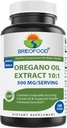 Brieofood Oregano Oil 10:1 Extract 500 mg per Serving - Contains Naturally Occuring Carvacrol - Healthy Immune Function - 180 Softgels