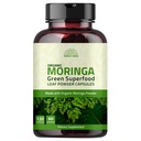 Organische Moringa Capsules 120 Capsules 1000mg Gevoelig, & Immuun Ondersteuning Nutriënt-Rijk superfood 