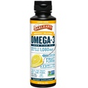 Barlean's Omega 3 Fish Oil Liquid Supplement voor mannen en vrouwen, 1080mg EPA en DHA vetzuur, bevordert hersenen en gezondheid van het hart - Non-GMO, Lemon Crème, 8 oz