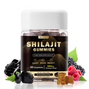Shilajit Gummies Supplements, Shilajit Gummies, Lab Test, Trace Minerals, for Men, Women, Non-GMO, Natural Color & Flavor, 60 Count
