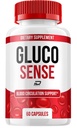 GlucoSense Capsules – Gluco Sense Advanced Supplement, All Natural Formula to Maintain Healthy Levels, GlucoSense Maximum Strength, Reviews (1 Pack - 60 Capsules)