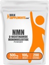 BulkSupplements.com NMN Powder - Nicotinamide Mononucleotide, NMN Supplement - Gluten Free, 500mg per Serving, 100g (3.5 oz) (Pack of 1)