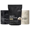 Sports Research® Protein Pack - Whey Isolate Protein Powder 5lb + Creatine Monohydrate 1.1lb + Collagen Peptides 1lb