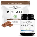 Muscle Feast Creatine + Isolaat bundel: 1 Creatine Powder (Unflavored, 2lb) + 1 Wei Protein Isolaat (Chocolaat, 2lb) 