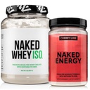 NAKED Whey Isolate Protein Powder (28 Servings) Cherry Lime Energy Pre Workout (30 Servings) – Grass-Fed; Non-GMO; Gluten Free; Vegan