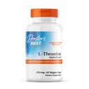 Dokter's beste L-Theanine Caps 200mg voor mannen en vrouwen - L Theanine AlphaWave-supplement voor kalme en focusondersteuning, helpt verminderen stress, Veganistisch, glutenvrij, sojavrij, niet GGO - 60 Veg Capsules