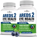 NEW AGE AREDS 2 Eye Vitamin Bevat Bilberry 6000mg Luteïne (32mg), Druivenzaad (6000 mg), Eyebright (1000 mg), en Zeaxanthine (8 mg) - 120 Tel.