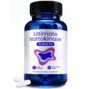 Ultimate Nattokinase Supplement with 10,800 FU of Nattokinase, Natural Support for Circulation & Cardiovascular Health, Odorless Fermented Soy Enzyme, Easy Daily Routine, 60 Capsules