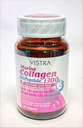 Vistra Marine Collagen Tripeptide 1300 Plus Q10 30 Cap. (Best Buy) Original Products from Thailand