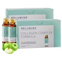Relumins World's Most Advanced Collagen Drink - 10,000mg w/Glutathione & Antioxidants | USA's No.1 Liquid Collagen, Anti-Aging, Summer Glow Skin| Apple Flavor | Made in USA - 20 Bottles