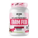 Axe & Sledge Farm Fed 100% Whey Protein Isolate | 25g Protein | Low Carb, Low Sugar, Gluten Free | Protein Powder for Men and Women | Keto | Made in the USA | 28 Servings, Strawberry Milkshake