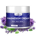 Magnesium Cream for Sleep - Natural Topical Magnesium Lotion, Calm - Nighttime Body Butter for Deep Hydration - Safe for Kids (Lavender)
