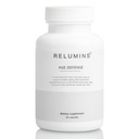 Relumins Age Defense NAD+ Supplement with NADH, CoQ10, Glutathione, Resveratrol, Fisetin, Curcumin & EGCG - Antioxidant Support Supplement – 60 Vegan Capsules
